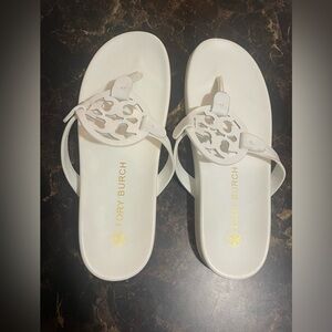 Tory Burch White Sandal Size 41